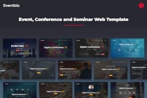 Подробнее о статье Eventbiz — универсальный шаблон для мероприятий, конференций и встреч | HTML шаблоны