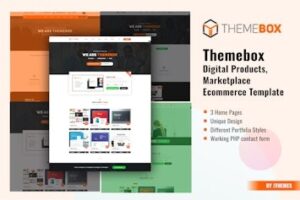 Подробнее о статье Themebox — шаблон HTML для продажи цифровых продуктов | HTML шаблоны