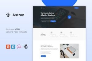 Подробнее о статье Astron — HTML-шаблон для страниц генерации лидов | HTML шаблоны