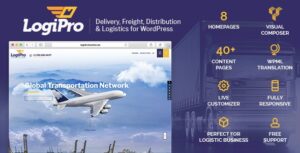 Подробнее о статье LogiPro — WordPress тема для сайта транспортной компании и логистических услуг | Темы WordPress