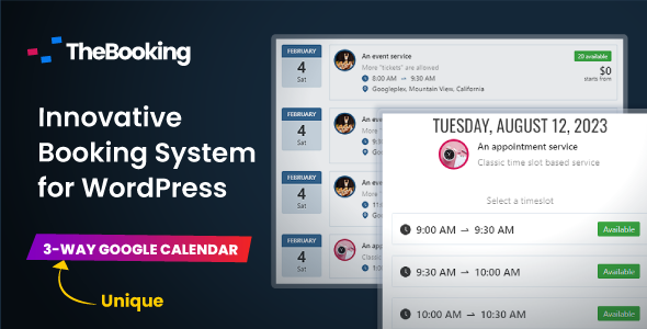 Подробнее о статье Team Booking — система бронирования на WordPress с интеграцией Google Календаря | Плагины WordPress