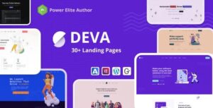 Подробнее о статье Deva — идеальная WordPress-тема для лендингов и SaaS-проектов | Темы WordPress