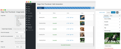 Подробнее о статье Magic Post Thumbnail Pro — автоматическое создание избранных изображений для WordPress | Плагины WordPress