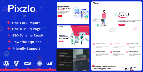Подробнее о статье Pixzlo — креативная WordPress тема для профессионалов | Темы WordPress
