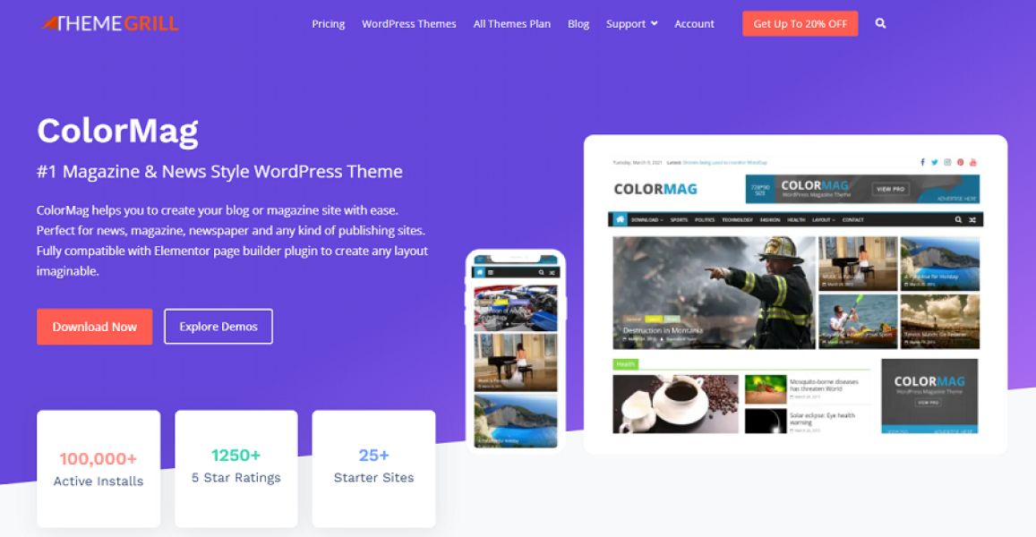 Подробнее о статье ColorMag Pro — WordPress-тема для новостных сайтов и журналов | Темы WordPress