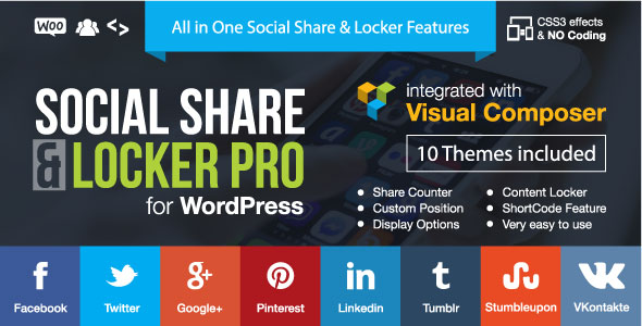 Подробнее о статье Social Share & Locker Pro — поделиться в соц. сетях на WordPress | Плагины WordPress