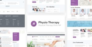 Подробнее о статье Physio — тема WordPress для медицинских и терапевтических сайтов | Темы WordPress