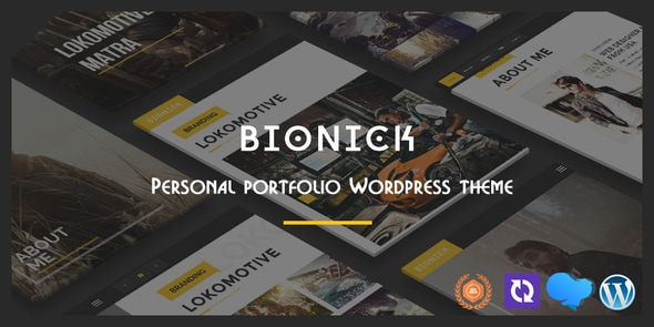 Подробнее о статье Bionick — тема WordPress для личного портфолио | Темы WordPress