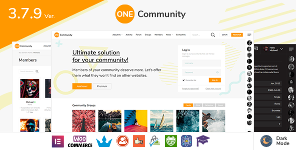 Подробнее о статье OneCommunity – тема для создания онлайн-сообщества на WordPress | Темы WordPress