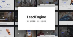 Подробнее о статье LeadEngine — многопользовательская WordPress тема | Темы WordPress