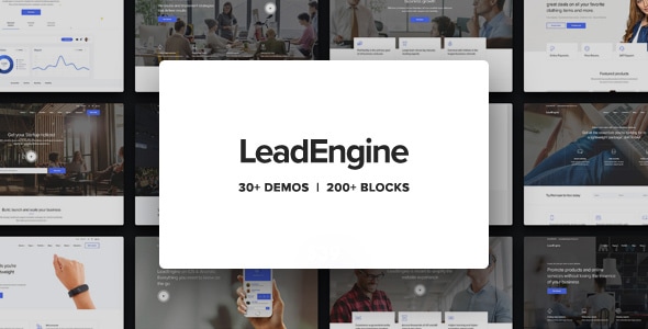 Вы сейчас просматриваете LeadEngine — многопользовательская WordPress тема | Темы WordPress