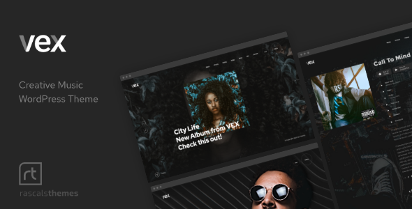 Подробнее о статье Vex — креативная музыкальная тема WordPress | Темы WordPress