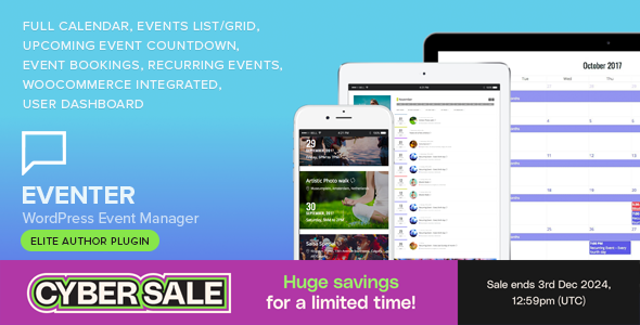 Подробнее о статье Eventer — плагин для управления событиями на WordPress | Плагины WordPress