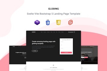 Вы сейчас просматриваете Globing – шаблон посадочной страницы на Svelte | HTML шаблоны