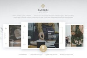 Подробнее о статье Daxon – HTML5-шаблон для агентств и портфолио | HTML шаблоны