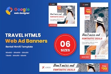 Подробнее о статье Travel HTML5 – анимированные баннеры для путешествий | HTML шаблоны