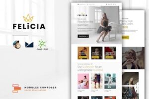 Подробнее о статье Felicia — адаптивный шаблон email для e-commerce и стартапов | HTML шаблоны