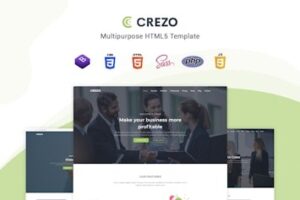 Подробнее о статье Crezo — универсальный HTML5-шаблон для любых задач | HTML шаблоны