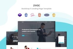 Подробнее о статье Zivoc — современный шаблон для лендингов на Bootstrap 5 | HTML шаблоны