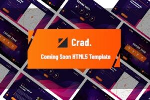 Подробнее о статье Crad — креативный HTML5-шаблон для страниц в разработке | HTML шаблоны