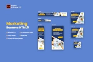 Подробнее о статье Marketing Banner Ad HTML5 — Animate CC | HTML шаблоны