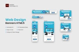 Подробнее о статье Web Design Banner HTML5 — создание ярких баннеров с Animate CC | HTML шаблоны