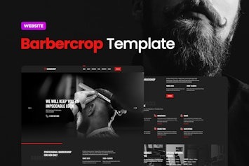 Подробнее о статье Barbercrop — стильный шаблон для барбершопов и салонов красоты | HTML шаблоны