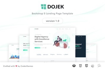 Подробнее о статье Dojek — современный шаблон для лендингов | HTML шаблоны