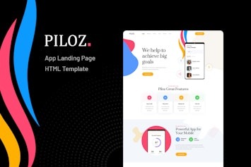 Подробнее о статье Piloz — HTML-шаблон для лендинга мобильных приложений | HTML шаблоны