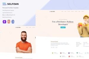 Подробнее о статье Selfown — шаблон для персонального портфолио | HTML шаблоны