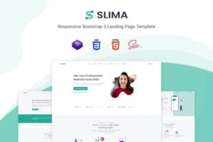 Подробнее о статье Slima — креативный HTML-шаблон на базе Bootstrap 5 | HTML шаблоны