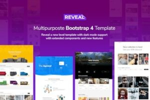 Подробнее о статье Reveal — многоцелевой шаблон на базе Bootstrap 4 | HTML шаблоны