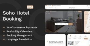 Подробнее о статье Soho Hotel — элегантная тема WordPress для отелей и туристического бизнеса | Темы WordPress