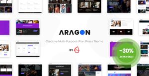 Подробнее о статье Aragon — креативная многоцелевая WordPress тема | Темы WordPress