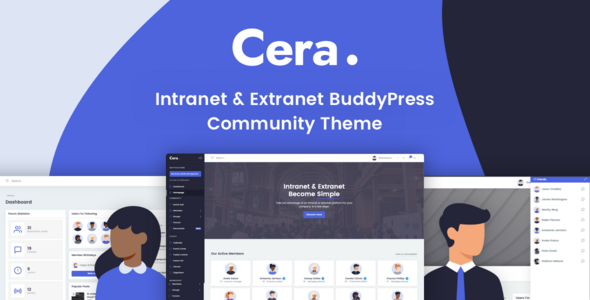 Подробнее о статье Cera — тема WordPress для создания сообществ с помощью BuddyPress | Темы WordPress