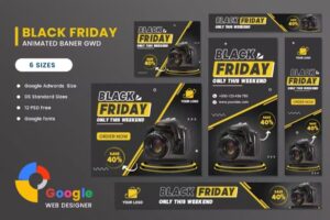 Подробнее о статье Product Sale Black Friday HTML5 Banner Ads | HTML шаблоны