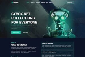 Подробнее о статье Cybox – HTML-шаблон для NFT-портфолио и цифровых коллекций | HTML шаблоны