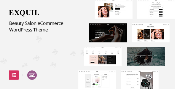 Подробнее о статье Exquil — WordPress тема электронной коммерции салона красоты | Темы WordPress
