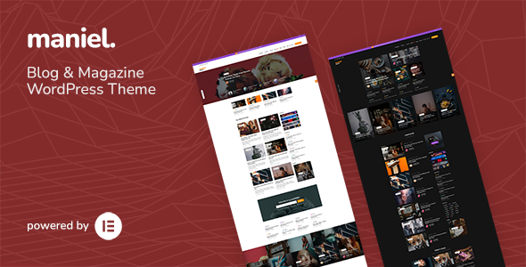 Подробнее о статье Maniel — WordPress-тема для блогов и журналов | Темы WordPress
