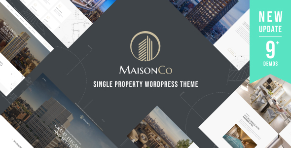 Подробнее о статье MaisonCo – стильная WordPress-тема для сайтов недвижимости | Темы WordPress