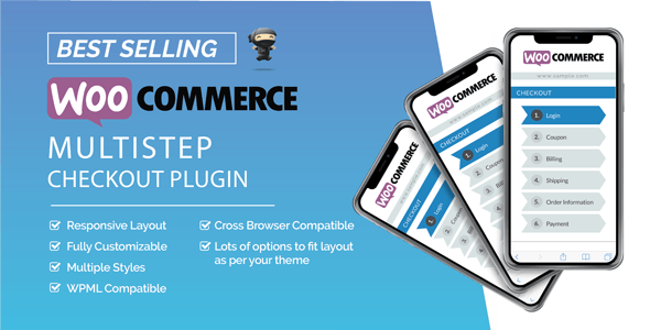 Подробнее о статье WooCommerce MultiStep Checkout Wizard — мастер пошагового оформления заказа | Плагины WordPress