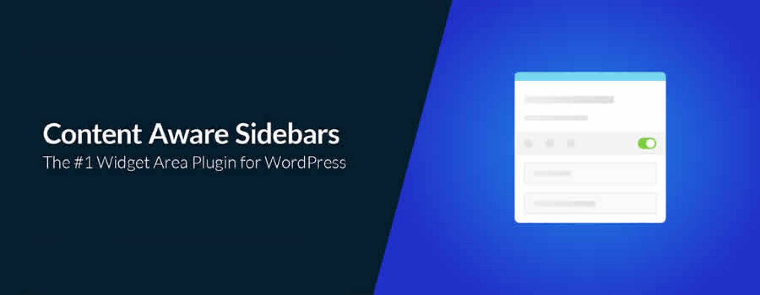 Подробнее о статье Content Aware Sidebars Pro — уникальные боковые панели для WordPress | Плагины WordPress