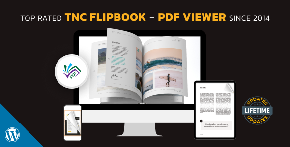 Подробнее о статье TNC FlipBook — просмотр PDF-файлов на вашем WordPress-сайте | Плагины WordPress