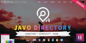 Подробнее о статье Javo Directory – премиум тема WordPress для современных бизнес-объявлений | Темы WordPress