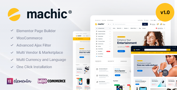 Подробнее о статье Machic — WordPress тема для магазина электроники на WooCommerce | Темы WordPress