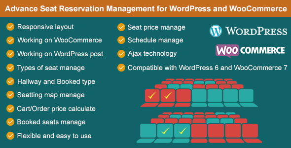 Вы сейчас просматриваете Advance Seat Reservation Management for WooCommerce — управление бронированием | Плагины WordPress